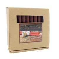 16 màu Hộp 30 cây nến taper Miss Candle FTRAMART NQM3049 cao 11 cm Lựa chọn màu - Nâu
