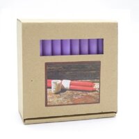 16 màu Hộp 30 cây nến taper Miss Candle FTRAMART NQM3049 cao 11 cm Lựa chọn màu - Tím