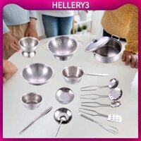 16 Miếng Chơi Nồi Và Chảo Đồ Chơi Cho Trẻ Em Đồ Chơi Nấu Ăn Bằng Thép Không Gỉ Trẻ Em
