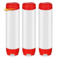 16 Oz Chai Bóp Nhựa Đầu Có Thể Đổ Lại Van Lớn Hộp Đựng Nước Sốt Sốt Cà Chua
