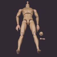 1/6 Scale Male Muscular Body V1-N Action Figure 12"Doll fit Phicen Hot Toys Head