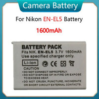 1600mAh máy ảnh Pin EN-EL5 enel5 pin cho Nikon COOLPIX-P100 P3 P4 P500 P5100 P520 P530 EN-EL5 pin kỹ thuật số