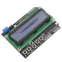 1602 Tấm chắn bàn phím LCD 1602 Tấm chắn mở rộng LCD Đèn nền xanh 4.5-5.5V cho Arduino Robot Duemilanove