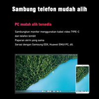 16,1 inch Fhd 1920 * 1080p 144HZ HDMI TYPE-C Màn hình di động nhỏ Thích hợp cho máy chơi Game PC Máy tính xách tay Màn h