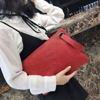 [1610 Lời khen ngợi của mọi người] Túi ly hợp phiên bản Hàn Quốc Túi phong bì phù hợp cho nữ Túi đeo tay đơn giản Túi đựng hồ sơ Túi xách thời trang dung tích lớn 31201