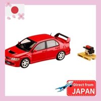 1/64 Mitsubishi Lancer GSR Evolution 8 with Engine Display Model Red Solid Genuine Japanese product.