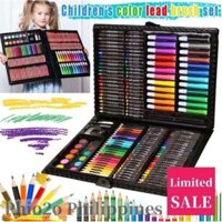 168 Chiếc Bút Bi/Bút Chì Màu/Bút Chì Màu Và Bàn Chải Sơn Dầu Bộ Quà Tặng Trẻ Em
