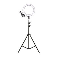 16cm LED Ring Light Dimmable LED Beauty Ring Fill Light Photography for Selfie Live Stream Broadcast with Tripod Stand f