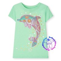 [16kg-50kg] Áo bé gái The Children's Place hàng Cambodia xuất xịn màu xanh cá heo