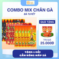 [17]  COMBO mix 3 loại chân gà BÀ TUYẾT, 15 chân gà 3 loại tặng thêm 3 gân rồng hấp sả