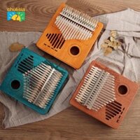 17 Key Thumb Piano Nhạc cụ có túi nhung Miếng dán vải