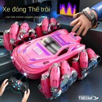 [1710 người khen ngợi] Xe điều khiển từ xa cho trẻ em, cảm ứng cử chỉ, dẫn động bốn bánh, đồ chơi xe địa hình, xe đóng thế, quà tặng sinh nhật ngày 1 tháng 6 cho bé trai