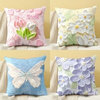 1711 Người Bộ sưu tập phong cách gối tranh sơn dầu cho xe hơi ghế sofa đầu giường phòng ngủ đệm tựa lưng quà tặng sinh viên có thể tháo rời/3.11