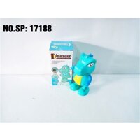 17188 HỘP KHỦNG LONG PIN NHẠC ĐÈN NHẢY DANCING Dinosaur