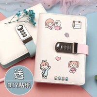 1746 Bộ sưu tập người Văn phòng phẩm Kế toán chi tiết Sổ sách có giá trị cao Sổ tay Khóa mật khẩu Lưu trữ Thu nhập Chi phí Học tập Trang cuộc sống Nhật ký 25.2.16