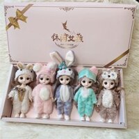 17cm Ngôi Sao Thỏ Belle Barbie Bộ Trang Phục Hộp Quà Tặng Nhà Chơi Bé Gái Quà Tặng Sinh Nhật Đồ Chơi