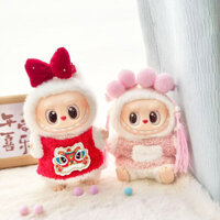 17cm Quần Áo Labubu Búp Bê Ngồi Tiệc Quần Áo Cho Bé Sư Tử Đánh Thức Phù Hợp Với