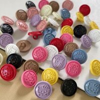 17mm Kitty Nút Nhựa Cho Bé Gái Áo Sơ Mi Cardigan Áo Len Nút Áo Khoác Nhỏ Nút