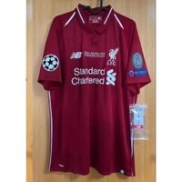 18 / 19 Liverpool Sân Nhà Retro Áo Bóng Đá Thể Thao Áo Vintage