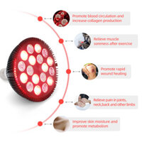 18 LEDs Red Light Therapy Lamp 54W LED Infrared Light Therapy Device 660nm 850nm for Skin and Pain Relief RED LED Grow B