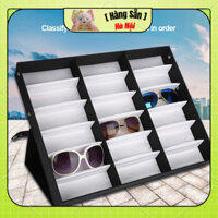 18 Lưới Hộp Mắt Kính Hiển thị  kính trường hợp Kính râm Hộp lưu trữ Tổ chức Kính Hộp trưng bày đồ trang sức CoinisiCoo