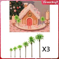 18 Miếng Dừa Mô Hình Cây Cảnh Quan Diorama Cho Thủ Công Bàn Cát