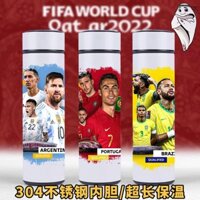 18 / world Cup Linh Vật Hàng Hóa C Romesi Thép Không Gỉ Giữ Nhiệt Cup Bóng Đá Thể Thao Nước Cup-ss22 0HM6
