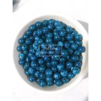 180 Hạt sâu chuỗi nhựa giả đá làm vòng tay, handmade, màn cửa 10mm - Xanh lý sữa