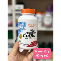 180 viên 200mg- Viên Uống hỗ trợ tim mạch hàm lượng cao Doctor's Best High Absorption CoQ10 180 viên 200mg