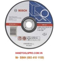 180 x 3 x 22.2mm Đá cắt sắt Bosch 2608600272 (hộp 25 viên)