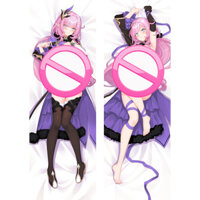 180cm Anime Dakimakura Gối Honkai Tác Động Đáng Yêu Elysia Ôm Thân Gối Hai Mặt In Gối Dài Bao Đệm