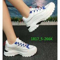 (1817-5)GIÀY THỂ THAO SNEAKER NỮ CAO CẤP ĐỘN ĐẾ TRẺ TRUNG, NĂNG ĐỘNG SIÊU NHẸ, SIÊU ÊM