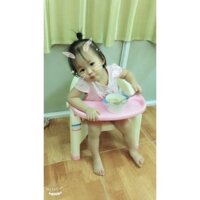 1828 Ghế Ăn Dặm Dùng Cho Bé Từ 6 Tháng Có Đệm Hơi Chíp Chíp Êm Mông, Ghế Ăn Dặm Việt Nhật Chính Hãng - Hàng Việt Nam
