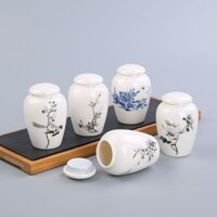 1834 Người Bộ Sưu Tập Gốm Trà Lon Bột Thơm Lon Trà Đen Trà Xanh Lon Trà Kho Trà Hộp Trà Kín Lon Di Động Lô Kem Tùy Chỉnh Lon Vuông