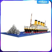 1860 Chiếc Grand Titanic Khối Xây Dựng Bộ Tàu Mô Hình Khối Lắp Ráp Đồ Chơi Cho Trẻ Em