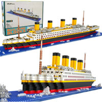 1860 Chiếc Lego Titanic 3d Ship Model Micro-Pres Khối Xây Dựng Cho Trẻ Em / Quà Tặng Sinh Nhật