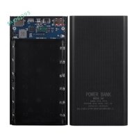 18650 Màn Hình LCD 20000MAh Power Board Power Bank Box Sạc Nhanh Cho 6X18650 Pin Powerbank Case A