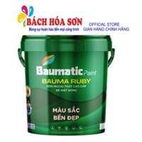 18L - Sơn ngoại thất cao cấp bề mặt bóng BAUMA RUBY