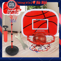 1.8m Bộ Trò Chơi Bóng Rổ Trụ Sắt Kèm Bóng Mini Trong Nhà Cho Bé Kèm Bơm Có thể điều chỉnh độ cao