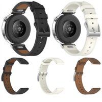 18mm Bấm Dây Da Dây Đeo Đồng Hồ Vòng Tay Cho Huawei Watch GT4 41MM / GT5 41MM Dây Đeo Đồng Hồ Mềm Lớp Đầu Nút Da Dây Đeo Đồng Hồ