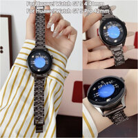 18mm Bling Kim Cương Dây Đeo Cho Huawei Watch GT 5 4 41mm Kim Loại Dây Đeo Tay Nữ Vòng Tay Cho Huawei Watch GT 5 Pro 42mm Phụ Kiện