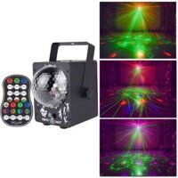 18W 60 Loại mô hình Pha lê Bóng ma thuật Đèn laser gia dụng Đèn chiếu bầu trời đầy sao đầy màu sắc Đèn sân khấu kích hoạt bằng giọng nói, Loại phích cắm: Đầu cắm EU (Đen)