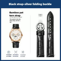 19 / 20 / 21 / 22 / 23mm Dây Da Cho Đồng Hồ Patek Philippe Dây PP Khóa Slub Họa Tiết Da Bò Đồng Hồ Vòng Tay Da Bò Chất Lượng Cao Mềm Mại Thoải Mái