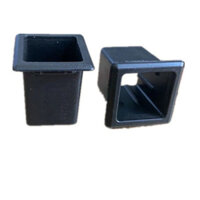 19*19 Gói) Tấm bảo vệ bằng thép kẽm, đệm chống nước, đệm nhựa, ống nhựa vuông đục lỗ, phích cắm nhựa, phụ kiện bảo vệ thẳng AHCC