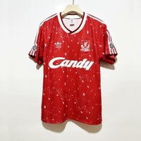 1989-91 Liverpool Sân Nhà Vintage Jersey S-XXL Nam Tay Ngắn Jersey Nhanh Khô Thể Thao Bóng Đá Top AAA