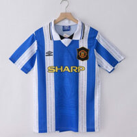 1994-96 Áo bóng đá ngắn tay Manchester United Retro Áo thun khô nhanh 1: 1