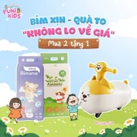 [1A1BM][COMBO BỈM NGÀY&ĐÊM]COMBO 2 BỊCH Tã/Bỉm dán/quần 1 BỈM VIỆT AMOR NATURAL+1 BỈM HÀN BIMANA  đủ sizeNB/S/M/L/XL/XXL