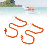1buycart1 Có thể kéo dài mái chèo dây xích antilost kayak 2 pc để chèo thuyền (màu cam)