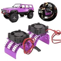 1buycart1 Máy tản nhiệt động cơ RC Car 3650 Quạt làm mát không chổi than 540 được chải với phụ kiện tản nhiệt (màu xanh)