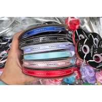 [1CM] LỐC/10 CUỘN RUY BĂNG IN CHỮ CHANEL, LOẠI ĐẸP ĐỦ MÀU, DÙNG ĐỂ BÓ HOA , THẮT NƠ, GÓI QUÀ